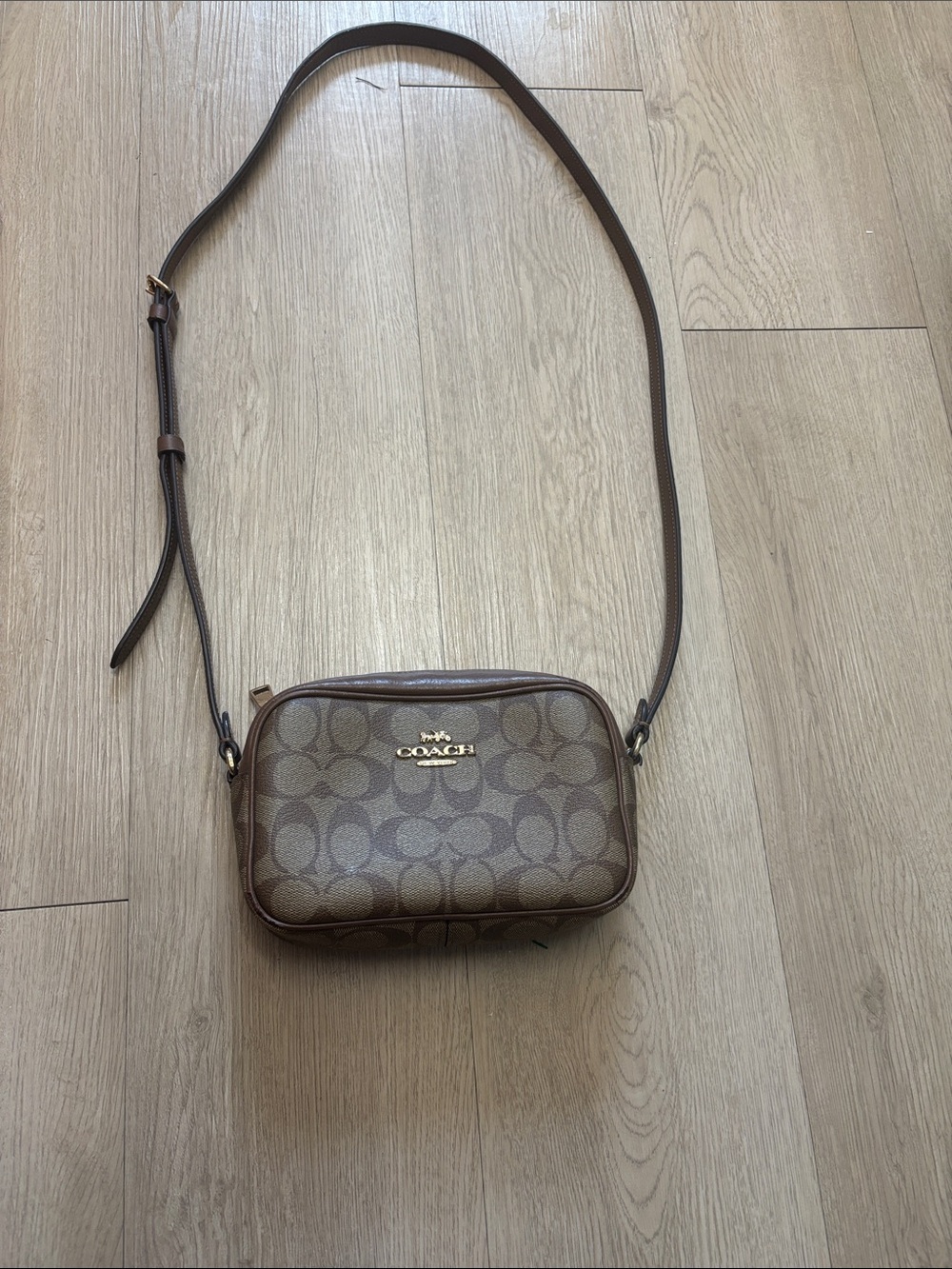 Coach Mini Jamie Camera Bag in Signature Canvas